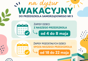 Zapisy na dyżur wakacyjny
