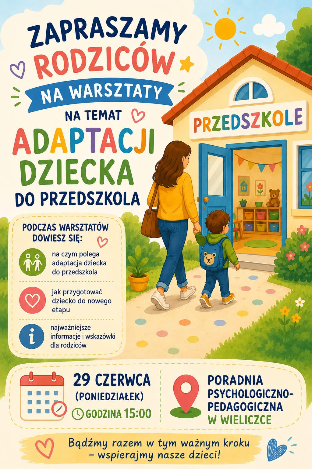 Warsztaty o adaptacji dziecka